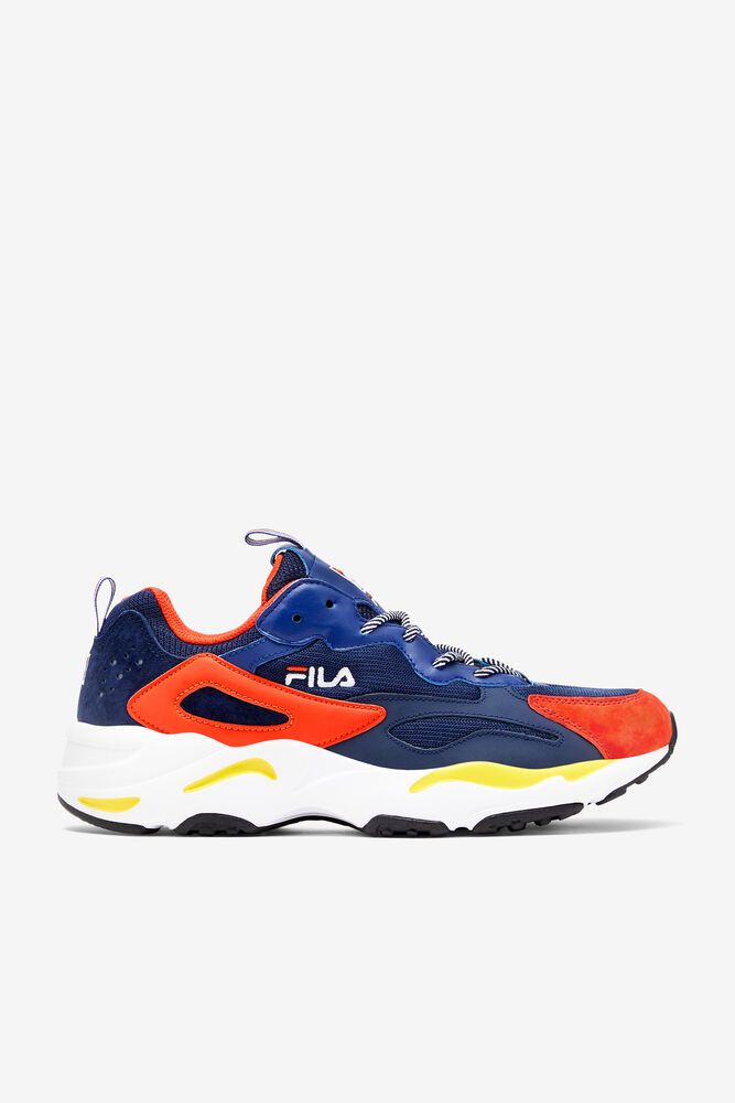 Fila Sneakers Mens Navy/Blue/Red - Ray Tracer - Philippines 4897502-XK